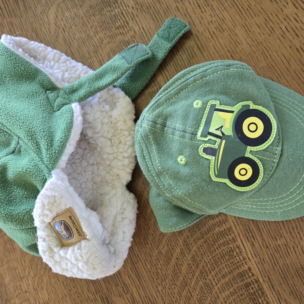 John Deere Green and White Hat Accessories
